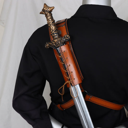 Medieval Back-mounted Sword Sheath ZSJ-184