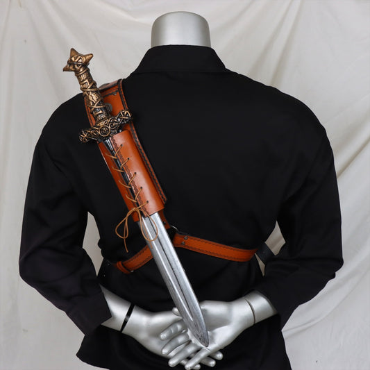 Medieval Back-mounted Sword Sheath ZSJ-184