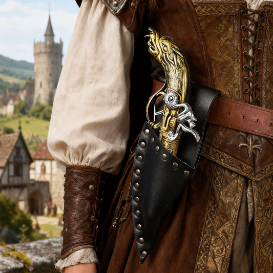 Medieval pistol holster ZSJ-169