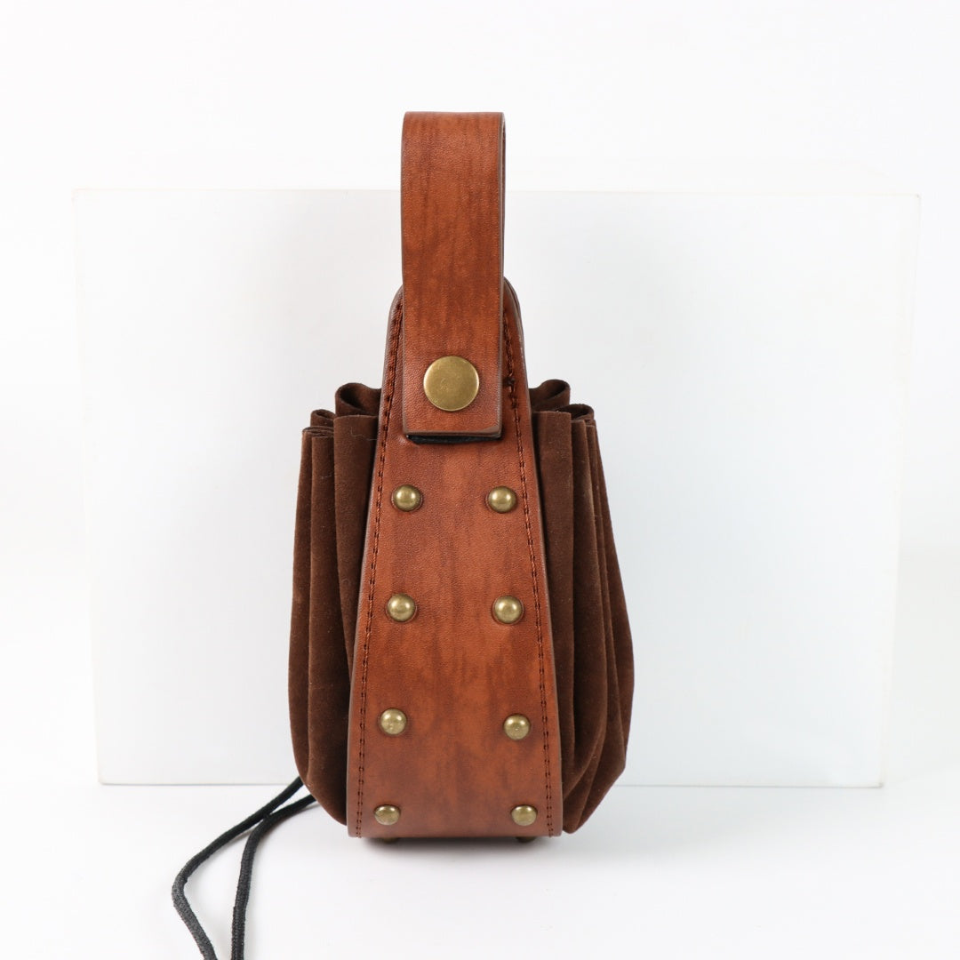 Furealux Medieval waist bag ZSJ-061 Brown