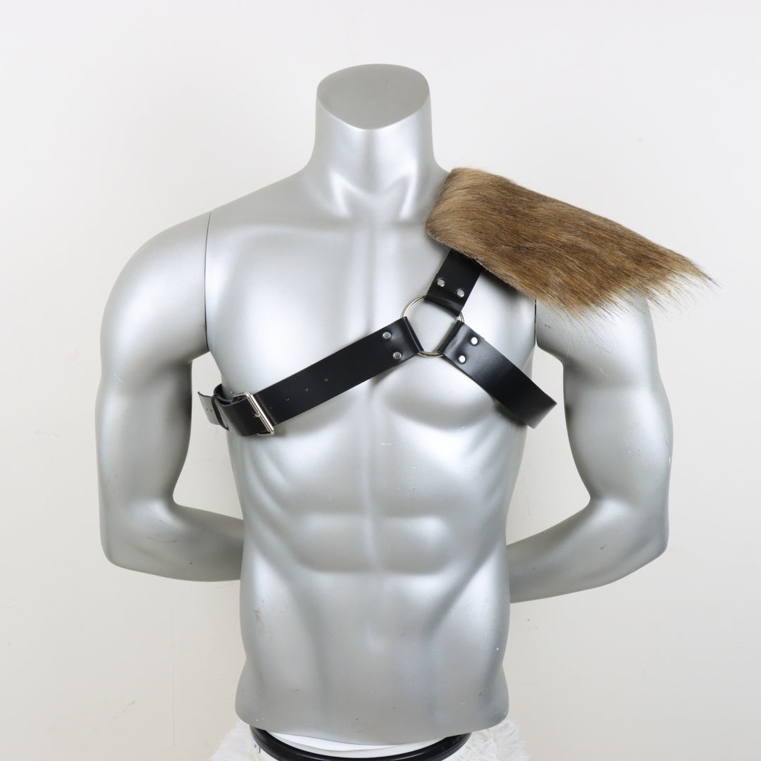 Furealux Medieval Fur Shoulder Armor ZSJ-089