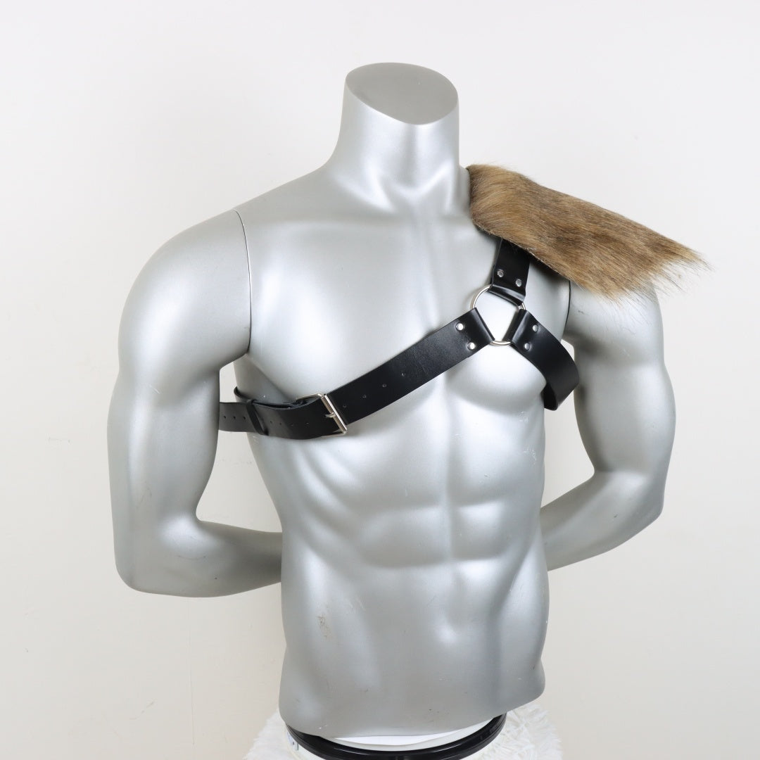 Furealux Medieval Fur Shoulder Armor ZSJ-089
