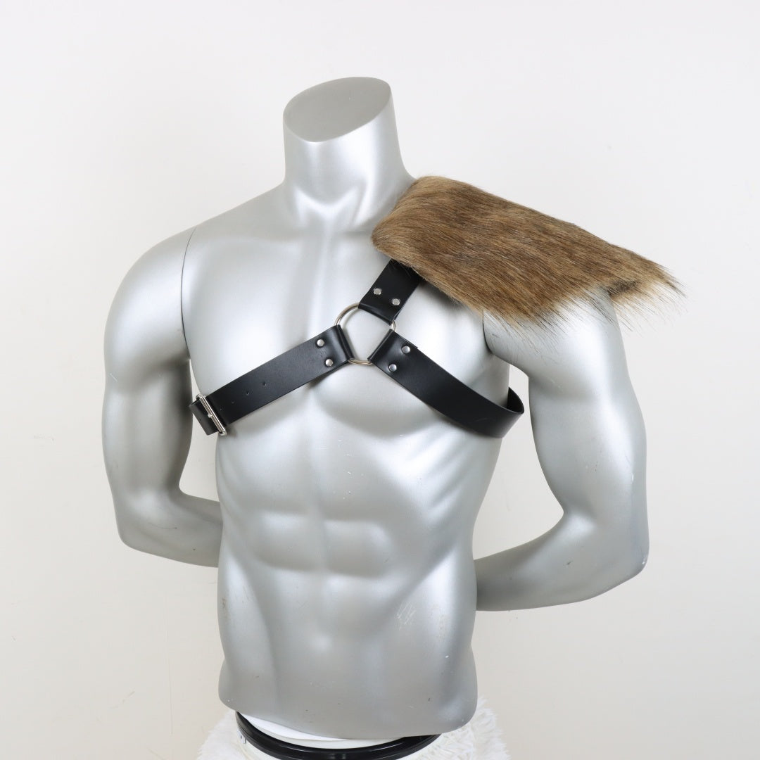 Furealux Medieval Fur Shoulder Armor ZSJ-089