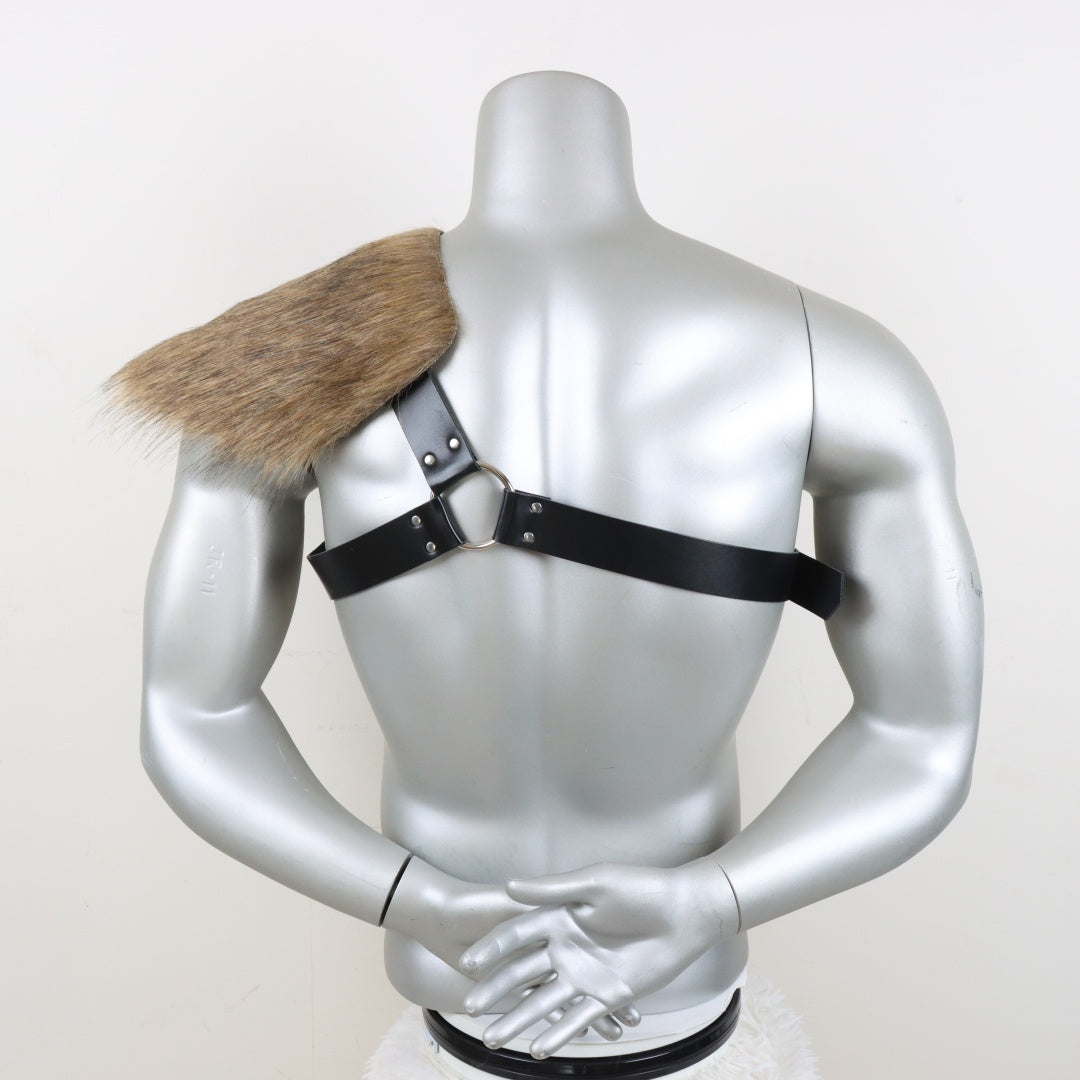 Furealux Medieval Fur Shoulder Armor ZSJ-089