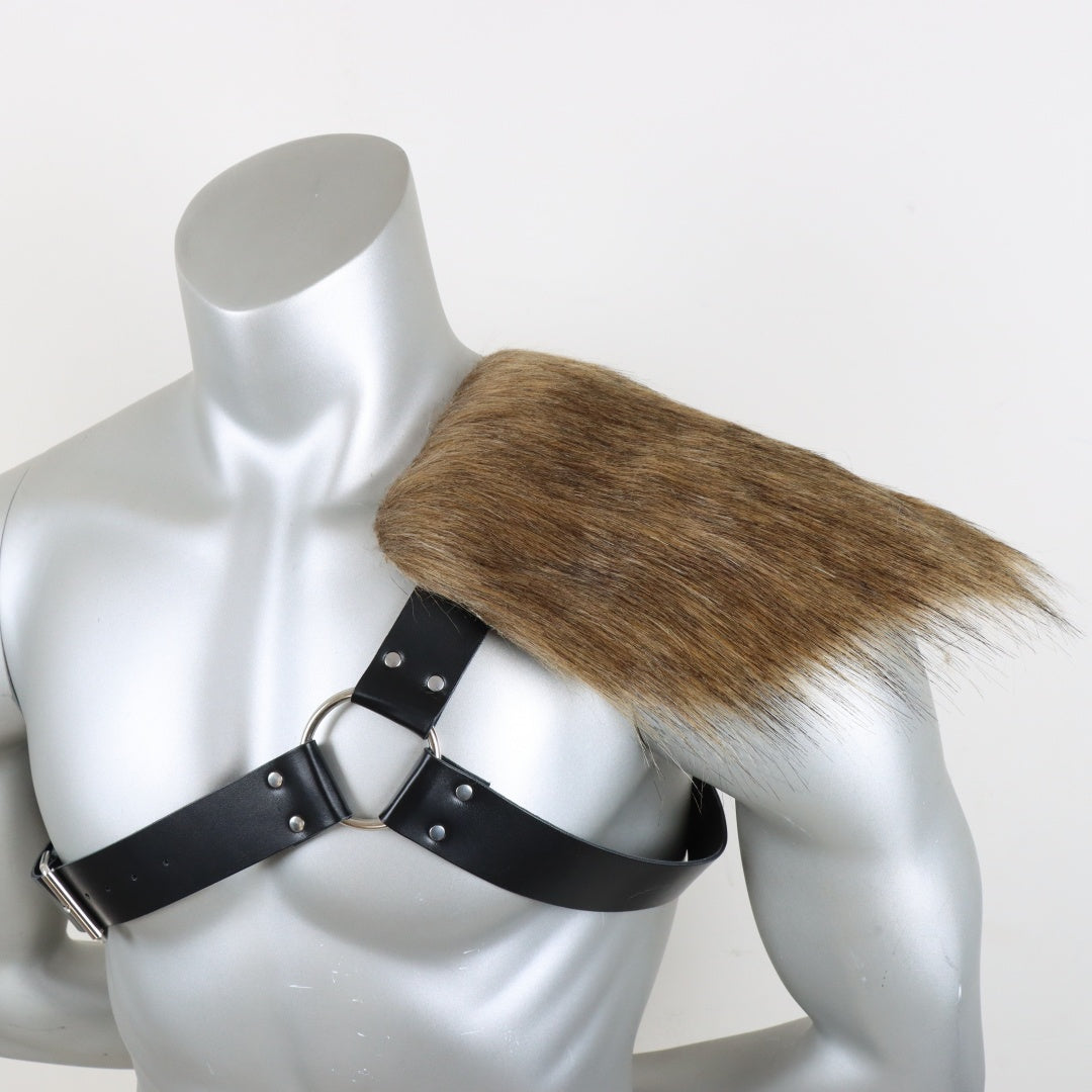 Furealux Medieval Fur Shoulder Armor ZSJ-089
