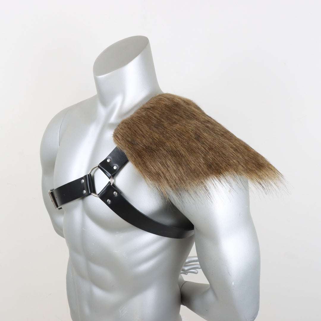Furealux Medieval Fur Shoulder Armor ZSJ-089