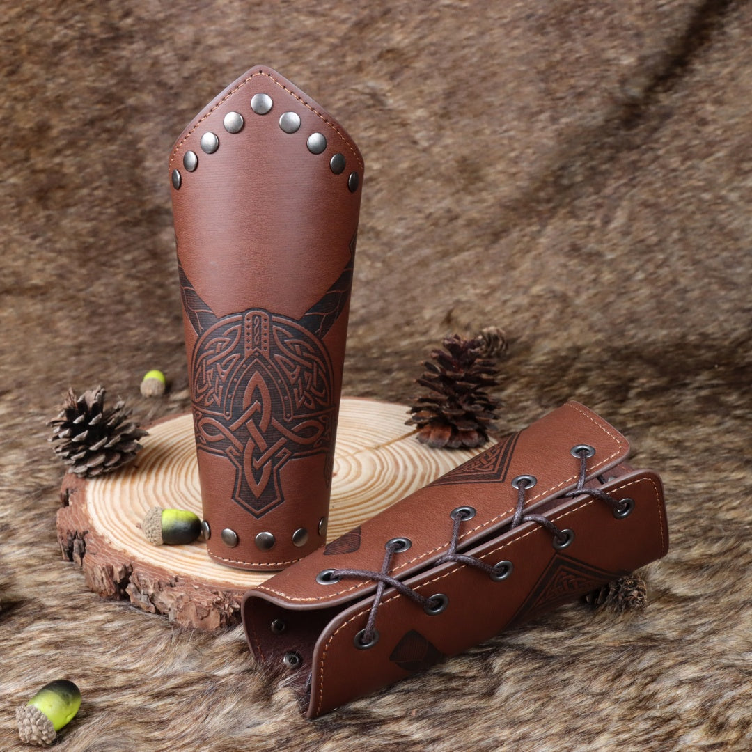 Furealux Medieval Wristbands ZSJ-010 Brown