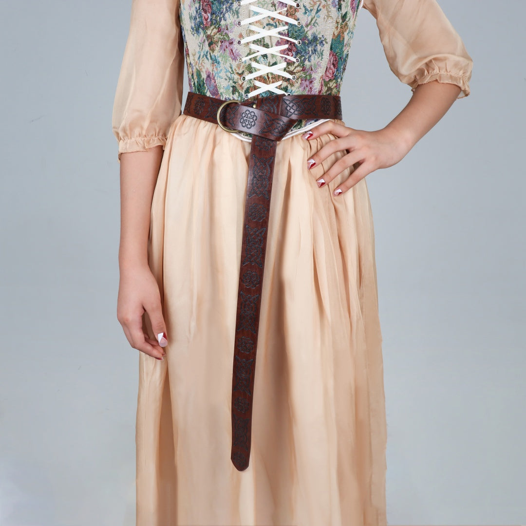 Furealux Medieval belt ZSJ-024 Brown