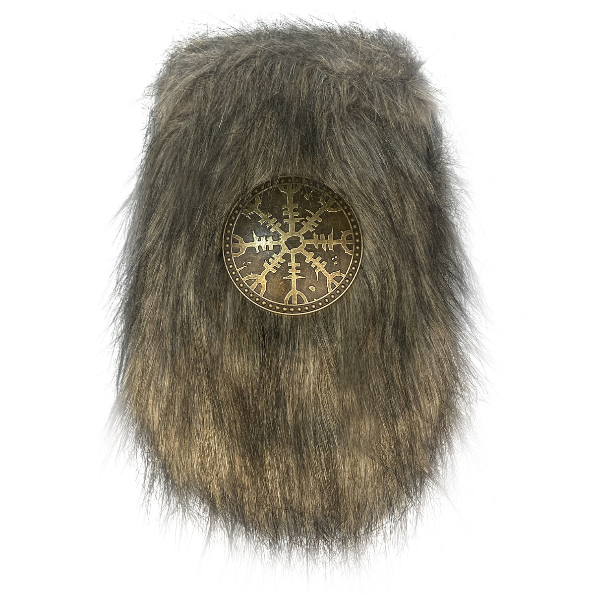 Furealux Plush Coin Pouch, Vintage Belt & Plush Bracers – Choice for Vikings